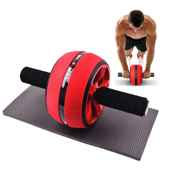 

abdominal wheel roller core training roller abdominal workout equipment men body building exercise fitness gym with knee pad