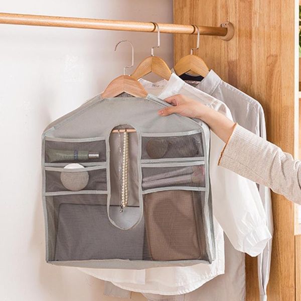 

wardrobe hanging mesh bag clothes organizer bedroom underwear sock storage pouch