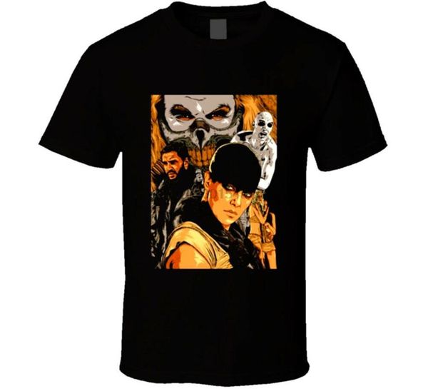 

men's t-shirts mad max road fury furiosa t shirt mens tee gift from us, White;black