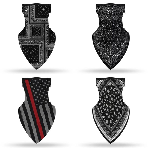 

nhdjy cycling starry sky light bandanas hairband bandana headband outdoor face scarf scarf breathable soft magic print headwear, Black