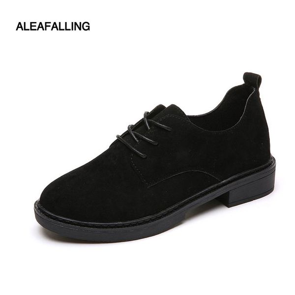 

aleafalling 2018 classical flock girl's cute women boots lace up fashion outdoor zapatos mujer girl's mature boots wbt55, Black