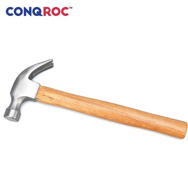 

0.5oz 0.75oz smooth face high carbon steel claw hammer with wood handle