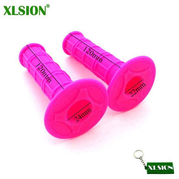 

xlsion universal 7/8" soft rubber handlebar hand grips for 50cc 70cc 90cc 110cc pit dirt bike atv quad go kart cart buggy moped
