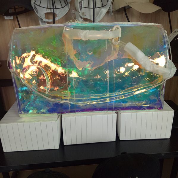 

2019 2020 now clear keepall 50 55 au tralia duffle handbag 13 loui vuitton 13 00 tote hoe not off hed wool d2633, White;golden