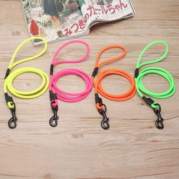 

1.5m pet dog leash rope pvc adjustable training lead pet dog leash strap rope traction lead