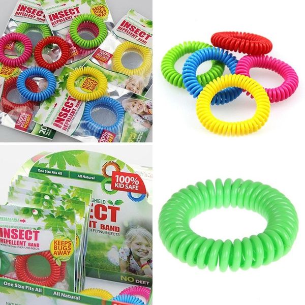 

многоцветный противомоскитный эластичный репеллентный браслет натуральные растительные масла ремешок для телефона эластичное кольцо для рук