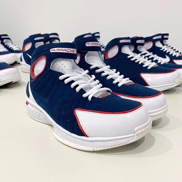 

с коробкой 2020new увеличить huarache сша 2k4 американской команды всех звезды баскетбол обувь мужской преподавателя 4с спорт кроссовки