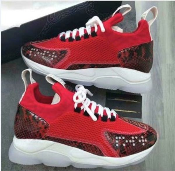 

Новый цвет!Дизайнер Повседневная Обувь Мода Повседневная Кроссовки Цепная Реакц