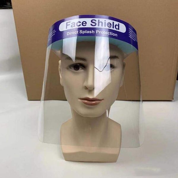 

DHL Free Shipping Anti-Fog Face Shield Full Face Isolation Mask Transparent Protective Mask Protection Prevent Splashing Droplets Wholesale