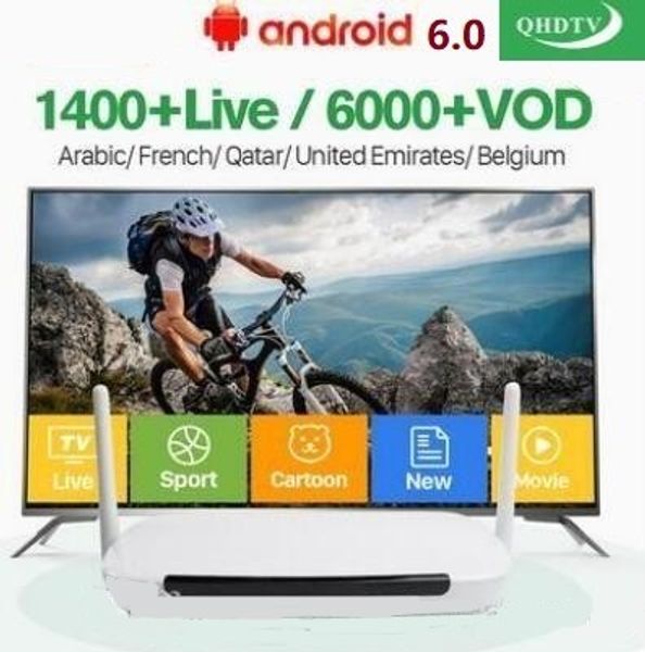 

IPTV арабский Dalletektv Android 6.0 Smart IP TV Box ТВ-ресивер Арабский IPTV Европа Французский IPTV Box 1