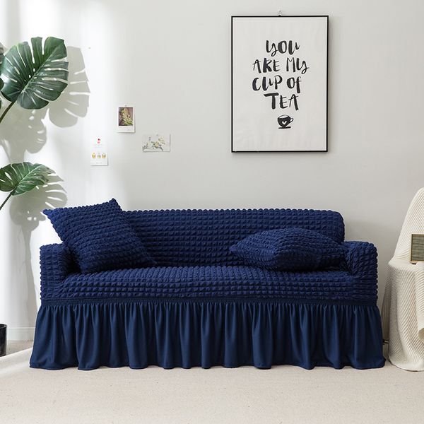 

sofa cover elastic couch cover for living room universal sofa towel slip-resistant fundaÂ sofa solid color strech slipcover