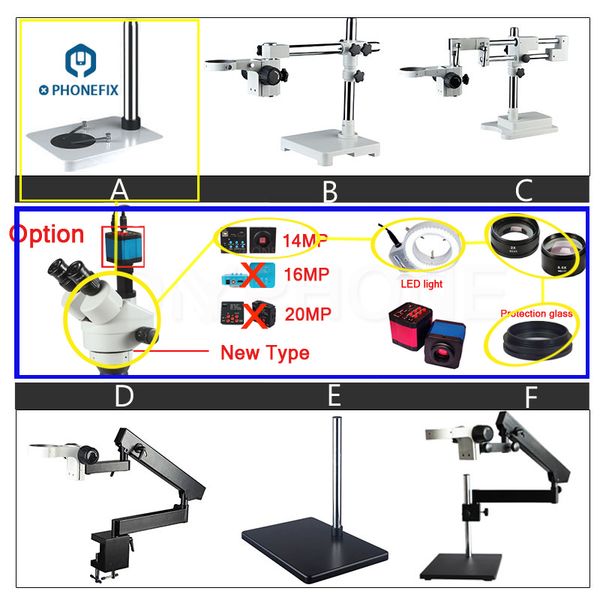 

Phonefix 3 5x 90x tereo zoom micro cope 14 16 20mp camera 144led objective len micro cope for mobile phone motherboard repair