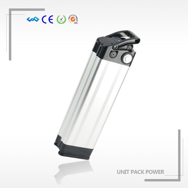 

us eu tax sliver fish style electric bike battery 48v 13ah e-bike lithium ion battery with charger