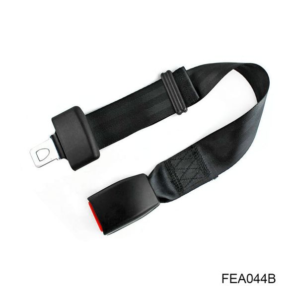 

polyester webbing adjustable auto safety seat belt extender width 25.6mm black fea044b