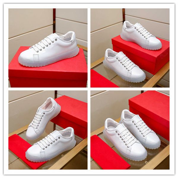 

19 latest featured glass plastic transparent outsole men's leather lace-up casual shoes1, Black
