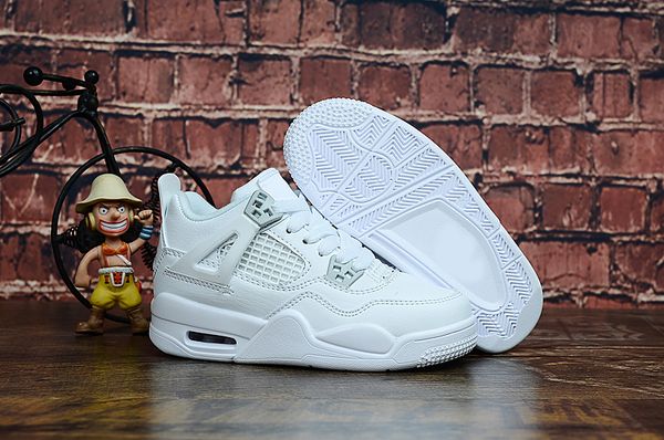 

boys girls kids shoes sneakers new stylish winter leather white black blue yellow pink grey basketball shoes for kids with box