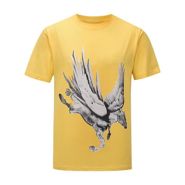 

2020 fashion luxury europe france paris fly horse rare tshirt men women tee street cotton casual short sleeve t shirt, White;black