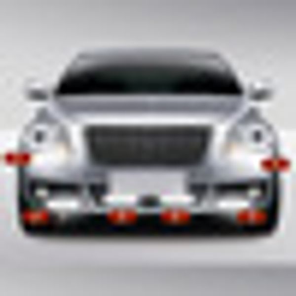 

1 pair 12v led car drl daytime running driving lamp steering turn signal light