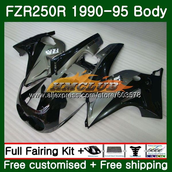 

fzr250r for fzr 250r 1990 1991 1992 1993 1994 1995 glossy black 125cl.9 fzr 250 fzr-250 fzr250 90 91 92 93 94 95 fairing