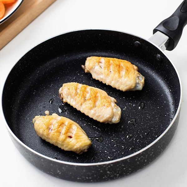 

20cm aluminium alloy non-stick frying pan for pancake steak egg omelet diy nougat candy jam skillet ceramic coating cooking pot other bakewa