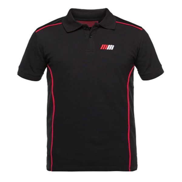 

black scooter motocross bike riding motorcycle polo shirt motorbike men's t-shirt