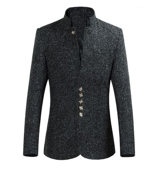 

plus size slim standing collar outerwear fashion casual mens clothing mens fashion designer jackets autumn winter, Black;brown