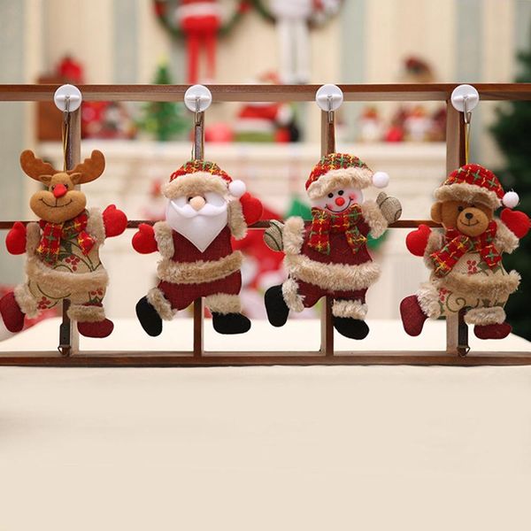 

christmas cloth doll figurine small hanging pendant christmas gift tree decoration accessories