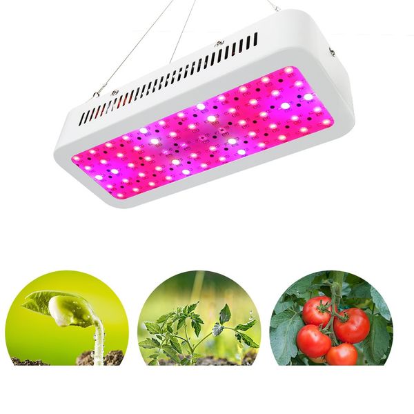 600 W DEL Grow Light Full Spectrum panneau maison lampe de cour intérieur Plante Hydroponique