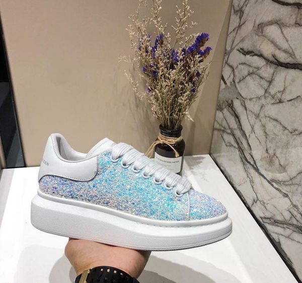 

970233 new couple ca ual hoe comfort pretty girl lady upper imported patent leather men women neaker