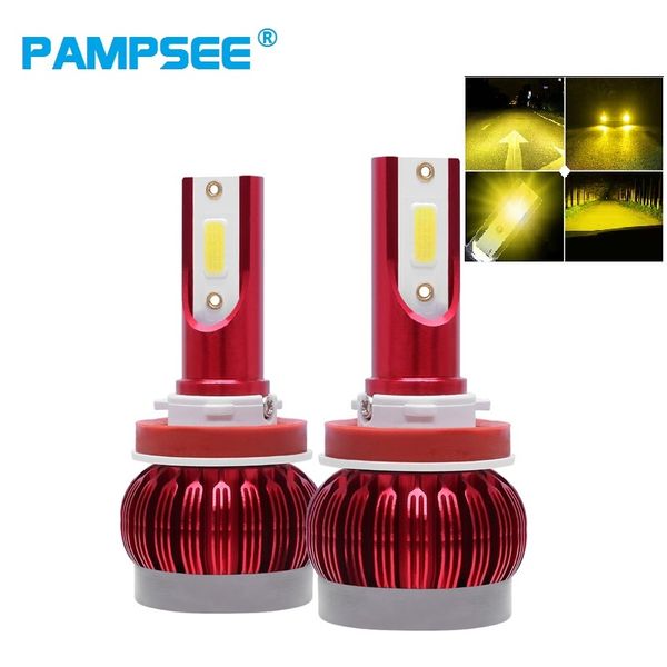 

2pc h4 h7 led h11 h1 9005 9006 car led headlight bulbs hi-lo beam 80w 12000lm 3000k auto headlamp car lights 24v styling