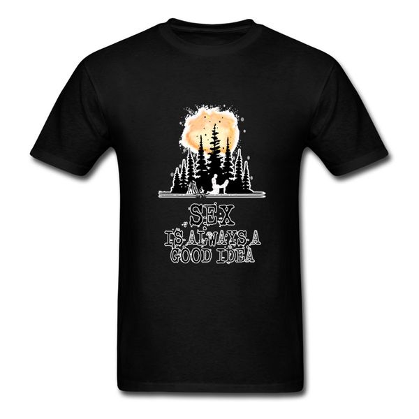 

20119 funny t shirts forest is always a good ieda couple lover t-shirt fashion casual loose raglan sleeve summer large size tshirt men, White;black