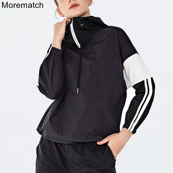 

morematch новый спортивный топ женщины тренажерный зал фитнес топы дамы пэчворк с длинным рукавом работает йога рубашка розовый молния спорт, White;red