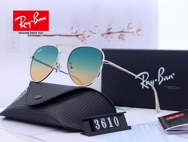 

2019 новые классические мужские и женские стеклянные солнцезащитные очки высокой четкости взрывозащищенная стеклянная коробка полный комплек, White;black