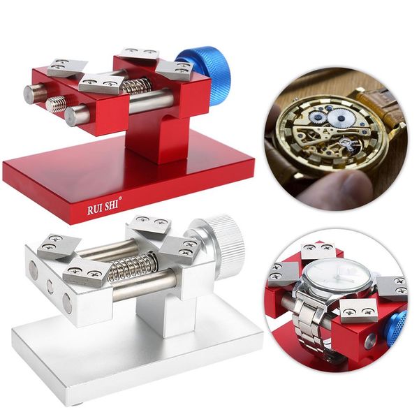 

professional red /silver watch bezel removal tools workbench back case opener tools watch parts repair for watchmakers