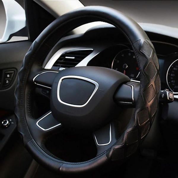 

1pcs 38cm linen car steering wheel cover anti-slip camouflage wheel sleeve handle protector car accessories a30