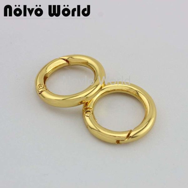 

wholesale 500pcs,4 colors accept mix color, inner width 18.5mm 3/4 inch, metal o ring spring gate ring key diy accessories, Black