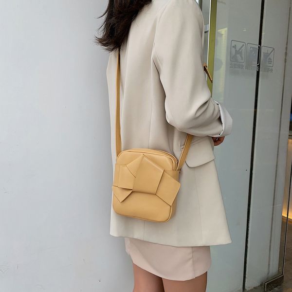

women's fashion pure-colour slant bag single shoulder bag purse messenger for 2019