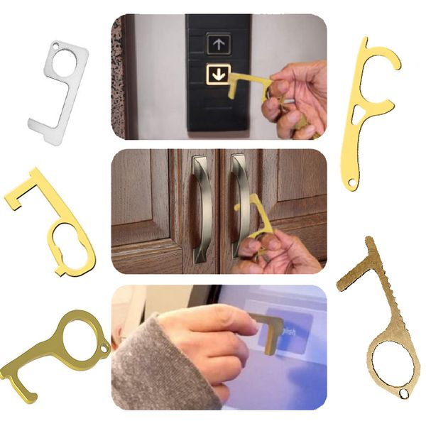 

гигиена двеѬи окѬвалка инѬђмен edc двеѬной доводик key ring не-touch кнопка ин