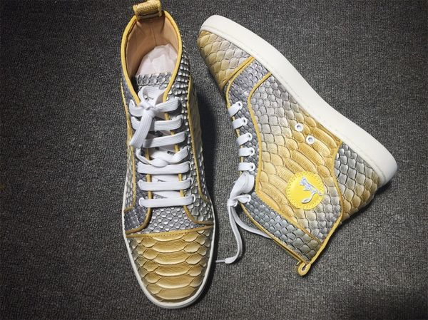 

men's shoes low to help flat shoes leather suede red bottom men's sneakers red bottom fashion luxury ladies a30, Black