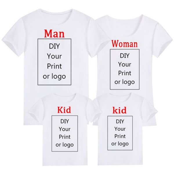 

customized print t shirt men's/women's/child's diy your like p or logo white tees modal t shirt size s-4xl, White;black