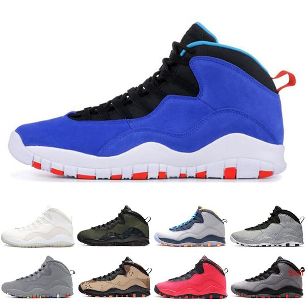 

basketball shoes sneaker 10 10s cement sl back smoke grey cool steel chicago 310805-16 mens sports sneaker drop shipping outdoor zapatos