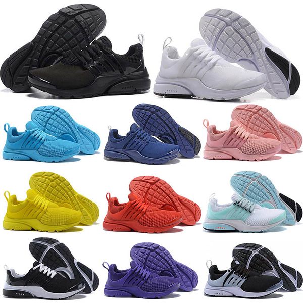 

2019 Prestos BR QS Mens Sneakers Triple Black White gray Running Shoes chaussure homme prestos trainer sports athletic Jogging Zapatillas