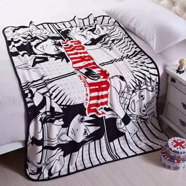 

1pcs fairy tail аниме одеяло плюша коралл velvet теплый украшение мягкая кровать главная бросьте диван пледы kid взрослый подарки новые
