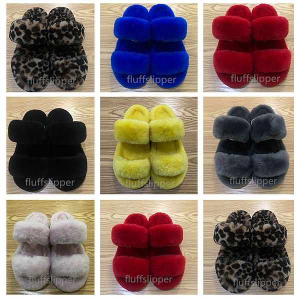 

women's new pantoufle comfortable slipper furry flip flop furry pantoufle slippers oh yeah superior quality slides, Black