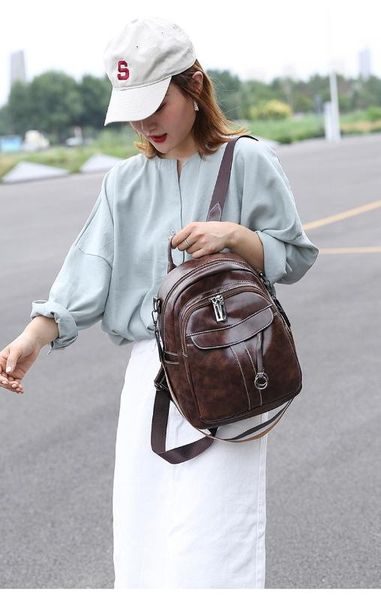 

2020 new korean backpack women's casual fashion large-capacity ladies backpack