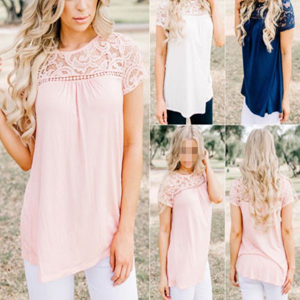 

women chiffon blouse 2018 summer autumn lace collar o neck ruffles short sleeve shirt casual plus size blusa feminina, White