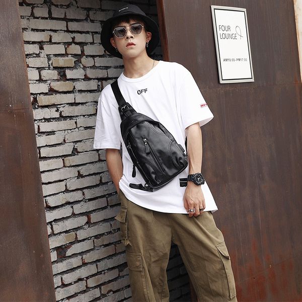 

chest bag men's tide brand bag 2019 new outdoor messenger
