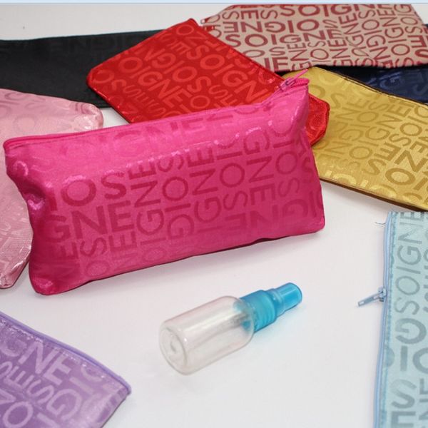 

creative letter make-up bag south korea cute pocket change women's small bag hand wash zipper bag
