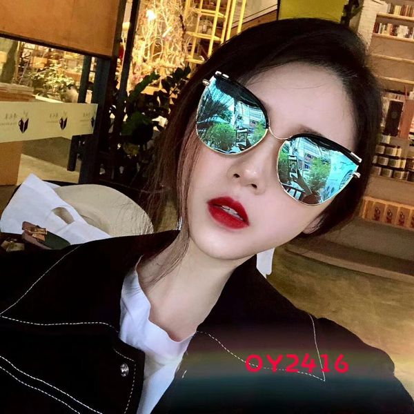 

luxry sunglasses designer sunglasses summer brand glasses for womens 2019 new metal adumbral sunglass 5 style optionl uv400 with box, White;black