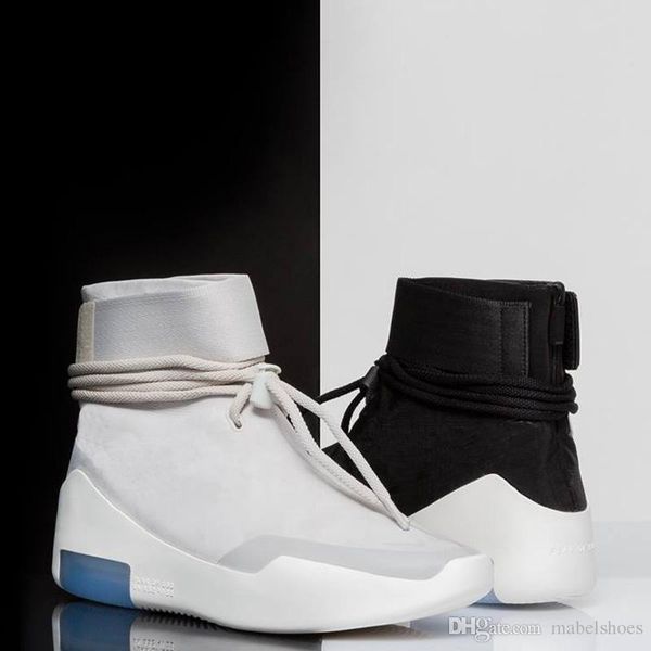 

fear of 2019 god shoot around light bone black basketball shoes fog zoom new fashion designer mens casual sports sneakers